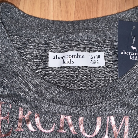 Abercrombie & Fitch 2 Piece Pyjama Set Size 15/16 NEW - Picture 3 of 7